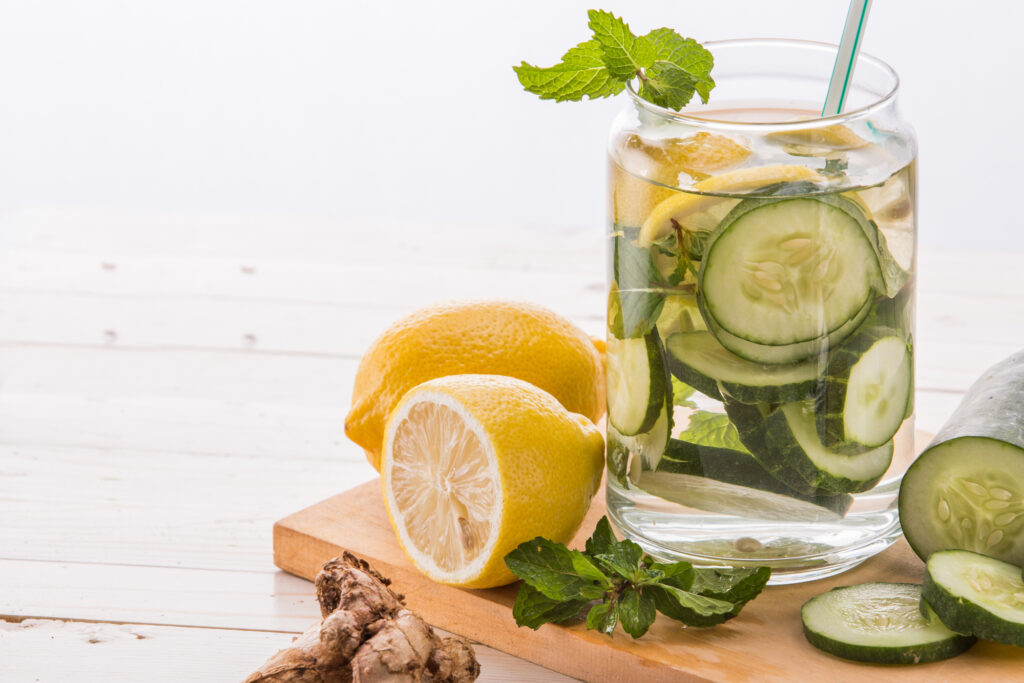 Recipe: Cucumber and Lemon Infused Water