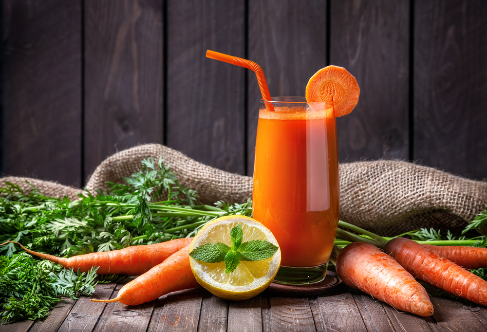 Carrot breakfast smoothies, helps to keep the office colds and flus at bay this autumn.