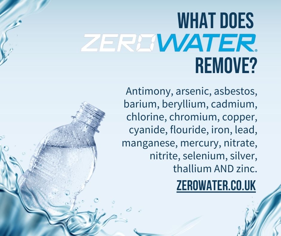 What does ZeroWater remove