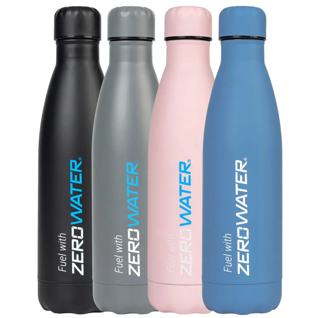 zerowater portable steel bottles